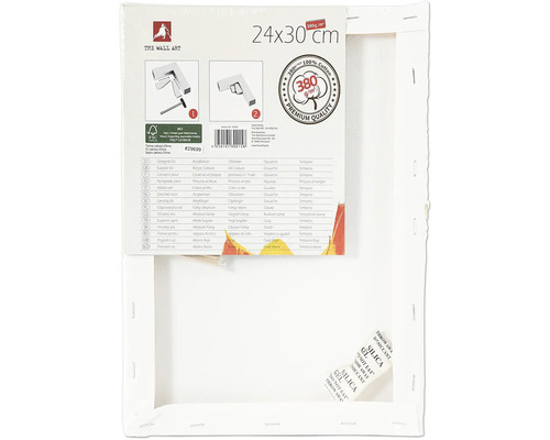 Malířské plátno o rozměrech 24 x 30 centimetrů