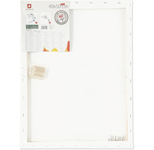 Napínací rám o rozměrech 40x50 cm a rozpěrné klíny