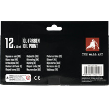 Balení dvanácti olejových barev