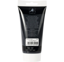 Tuba černé akrylové barvy pro umělce