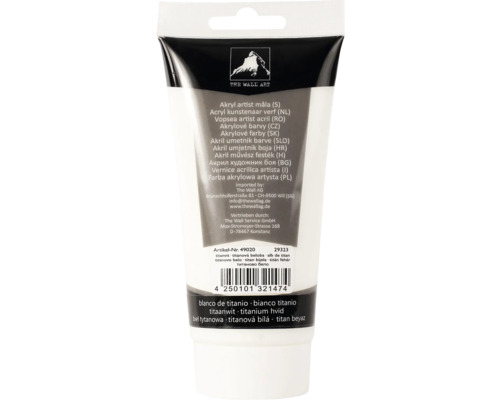 Tuba s akrylovou barvou