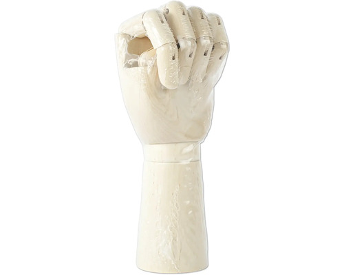 Dřevěná ruka figuríny pěst