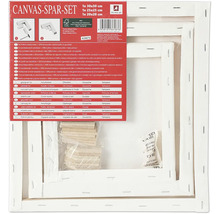 Sada malířských pláten se třemi plátny různých velikostí