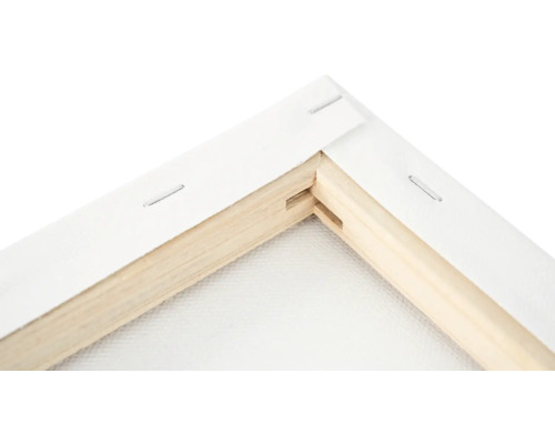 Roh rámu malířského plátna s plátnem a sponkami