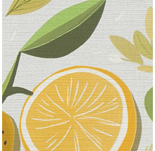 Detailní záběr tapety s motivem citrusových plodů