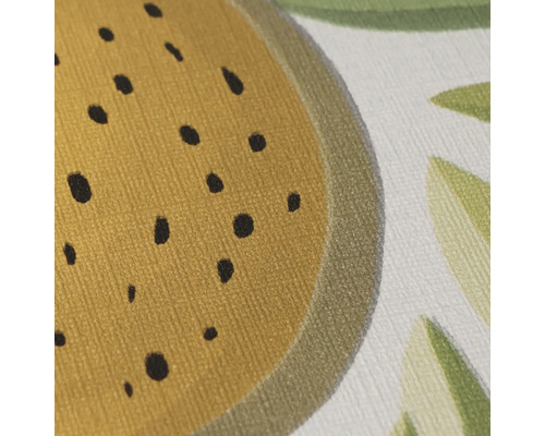 Detail textilního vzoru s motivy ovoce