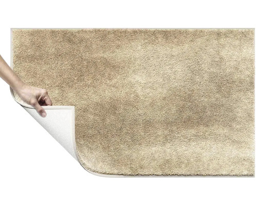 Béžová koupelnová předložka s protiskluzovou spodní stranou