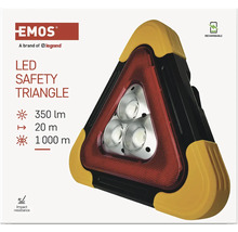 Výstražný trojúhelník LED Emos s baterií