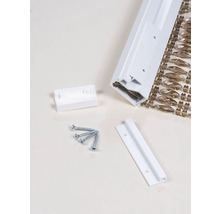 Záclonová lišta s příslušenstvím a šrouby