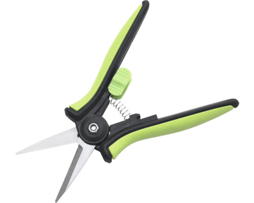 Zahradní nůžky s pružinou a uzávěrem