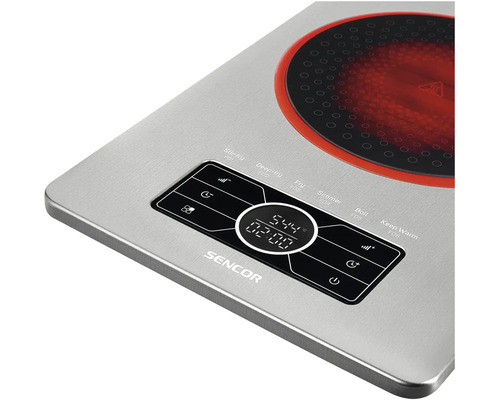 Jednotlivá varná deska Sencor s digitálním displejem