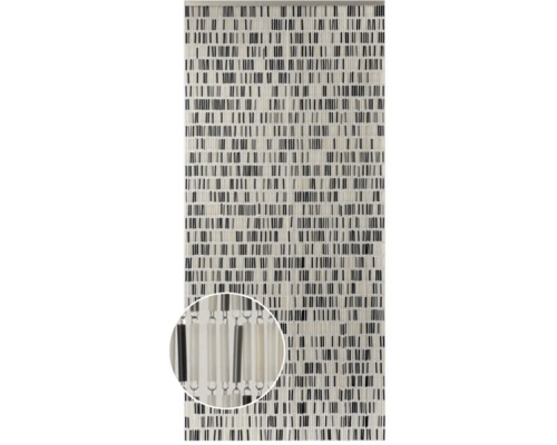 Dekorativní dveřní závěs s plastovými korálky