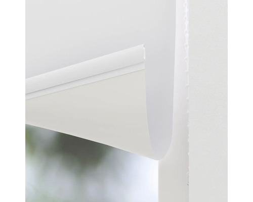 Detail bílé okenní žaluzie
