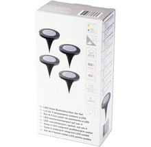 Balení čtyř LED solárních zemních svítidel