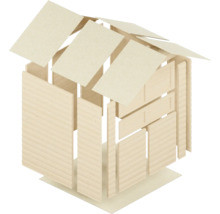 Rozkreslený nákres dřevěného zahradního domku