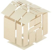 Rozkreslený pohled na zahradní domek ze dřeva