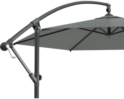 Závěsný slunečník s klikovým mechanismem