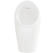 Bílý pisoár k montáži na stěnu