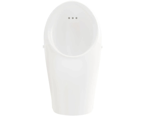 Bílý pisoár k montáži na stěnu