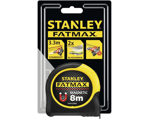 Svinovací metr Stanley Fatmax, 8 metrů, magnetický