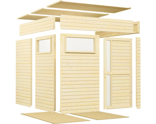 Samostatné dřevěné díly pro zahradní domek