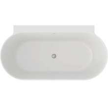 Volně stojící vana, oválný tvar, pohled shora