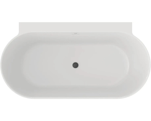 Volně stojící vana ze sanitárního akrylátu shora