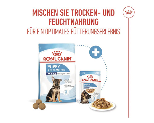 Royal Canin Puppy Maxi suché a vlhké krmivo pro štěňata