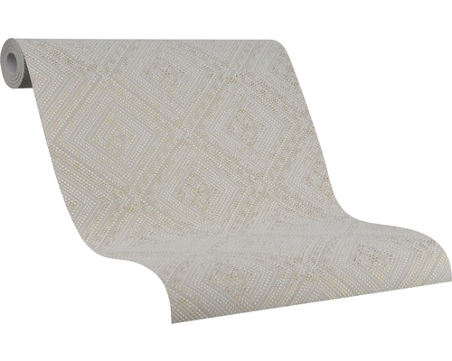 Role tapety s geometrickým vzorem