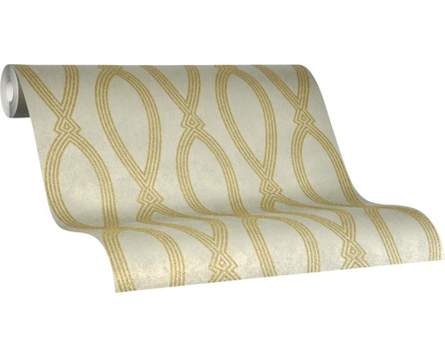 Role tapety s geometrickým vzorem