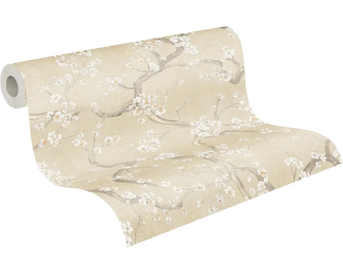 Role tapety s květinovým vzorem