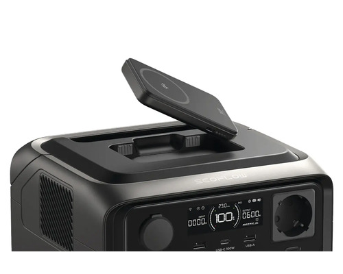 EcoFlow Powerstation s funkcí bezdrátového nabíjení