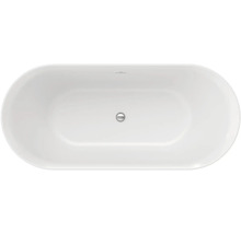 Volně stojící vana oválného tvaru shora