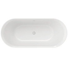 Volně stojící vana oválného tvaru, pohled shora