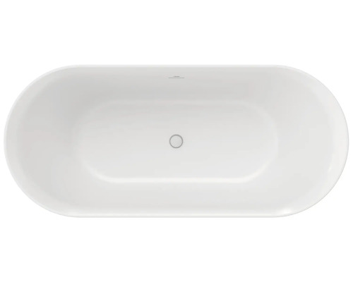 Volně stojící vana oválného tvaru, pohled shora