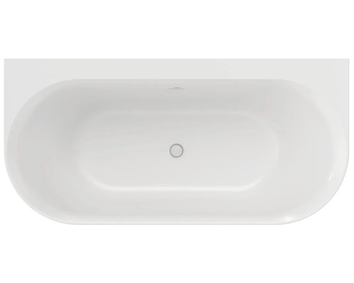 Volně stojící vana, oválný tvar, s odtokovou soupravou
