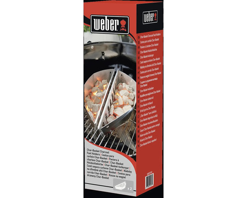 Sada košů na dřevěné uhlí Weber pro nepřímé grilování
