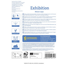 Informace o zeleninové cibuli Exhibition Allium cepa, včetně pokynů a loga Kiepenkerl