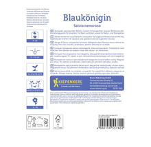 Balení Šalvěje hajní Blaukönigin s informacemi o vlastnostech a použití