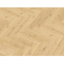 Světlé dlaždice se vzhledem dřeva ve vzoru rybí kosti