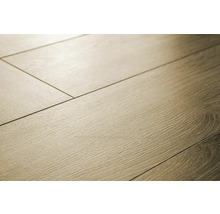 Detail laminátové podlahy s dřevěnou strukturou