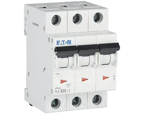Eaton jistič třípólový