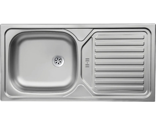 Nerezový dřez s odkapávací plochou