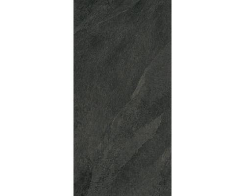 Tmavá břidlicová dlaždice se strukturovaným povrchem