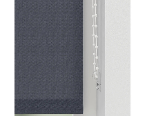 Šedá boční roleta s řetízkovým mechanismem