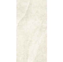 Detail světlé keramické dlaždice s kamenným vzorem