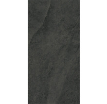 Tmavá břidlicová dlaždice s matným povrchem