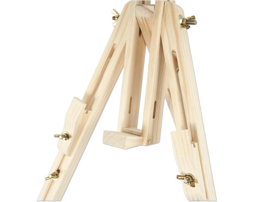 Dřevěný malířský stojan