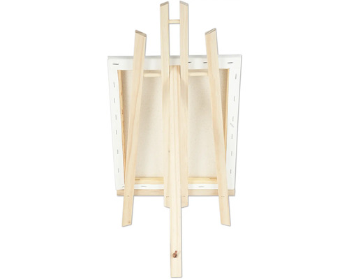 Dřevěný malířský stojan s plátnem