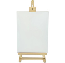 Dřevěný malířský stojan s plátnem